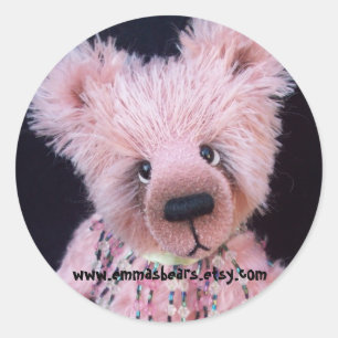 pink bear sticker
