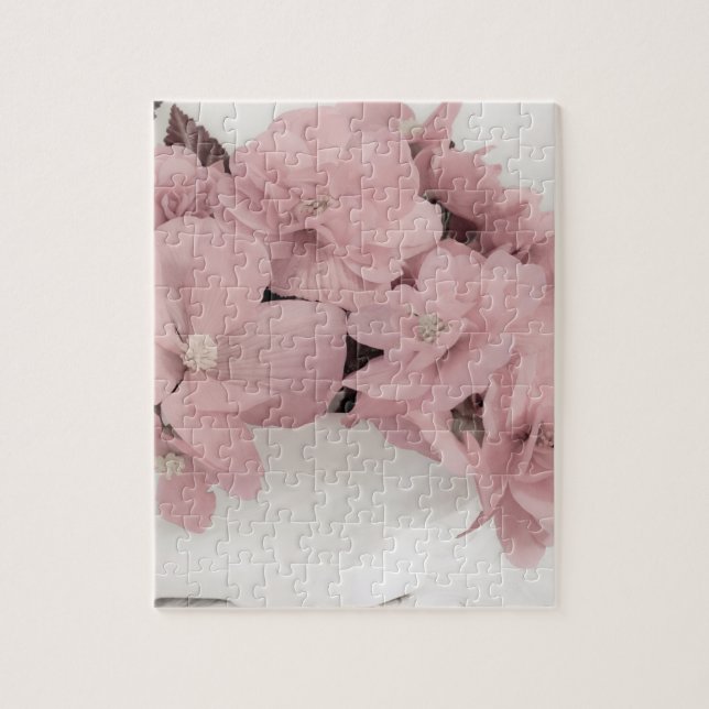 Pink Begonias Jigsaw Puzzle (Vertical)