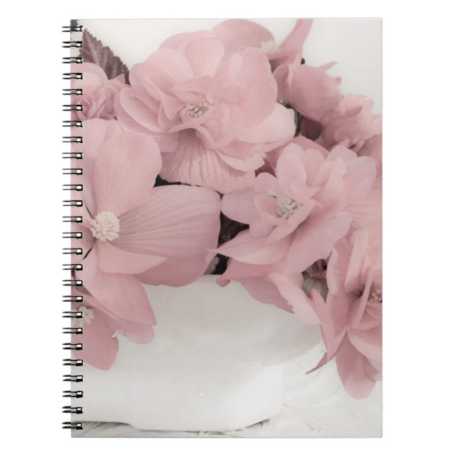 Pink Begonias Notebook (Front)