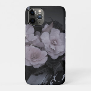 Pink Begonias Resting On Bench iPhone 11 Pro Case