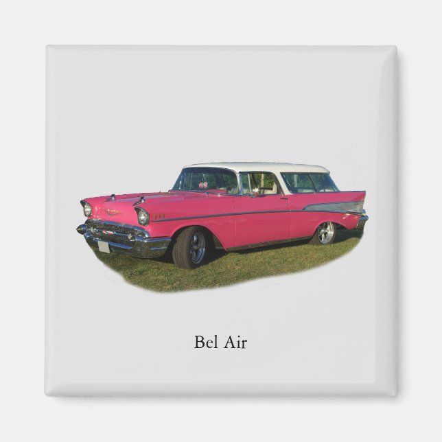 Pink Bel Air magnet (Front)
