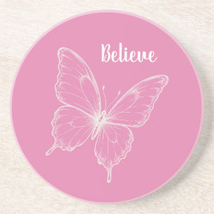 Pink Believe Butterfly Coaster