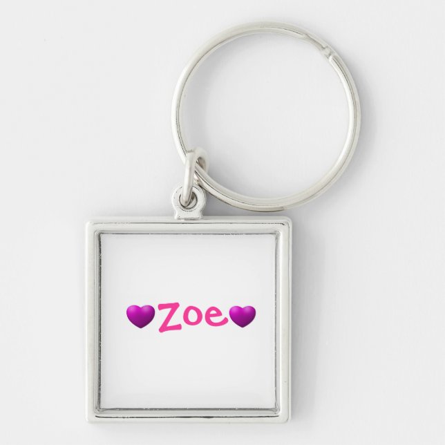 Pink best friends keychain (Front)