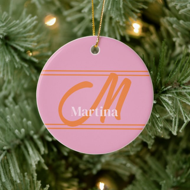 Pink Best Golf Score Ornament (Tree)