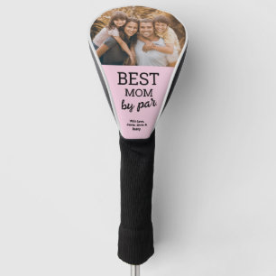Pink Best Mum by Par Custom Photo Modern Golf Head Cover