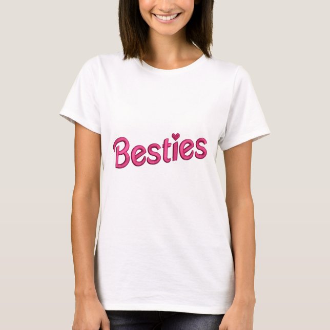Pink Besties  T-Shirt (Front)