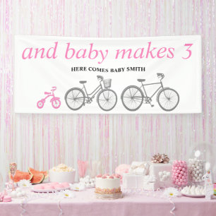 Pink Bicycle Banner