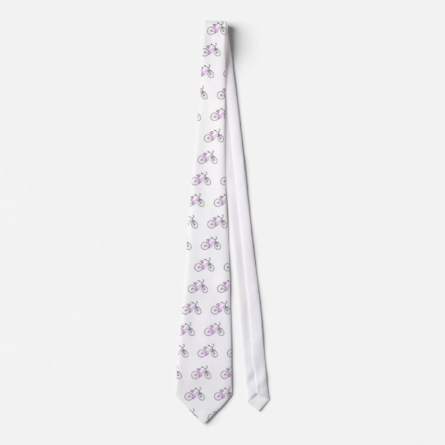 Pink Bicycle Tie (Front)