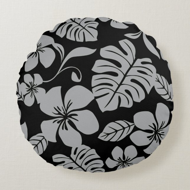 PINK BIKINI (BLACK/GRAY) ROUND CUSHION (Front)