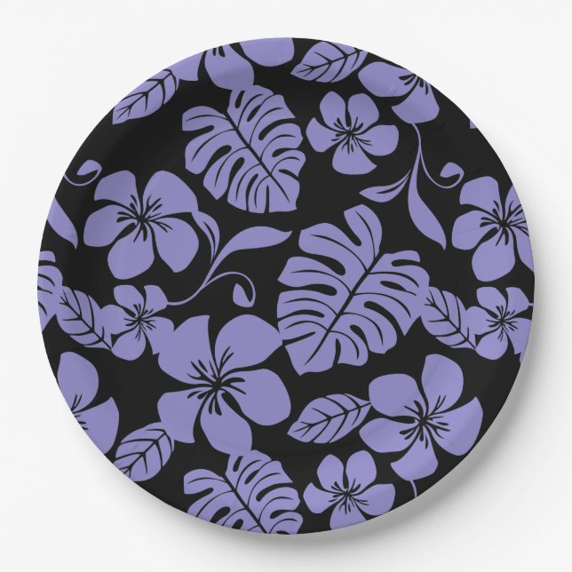 PINK BIKINI (BLACK//LAVENDER) PAPER PLATE (Front)