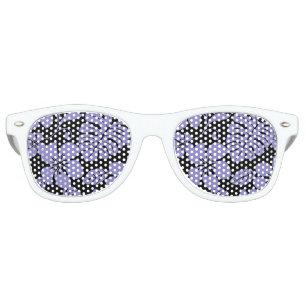 PINK BIKINI (BLACK/LAVENDER) RETRO SUNGLASSES