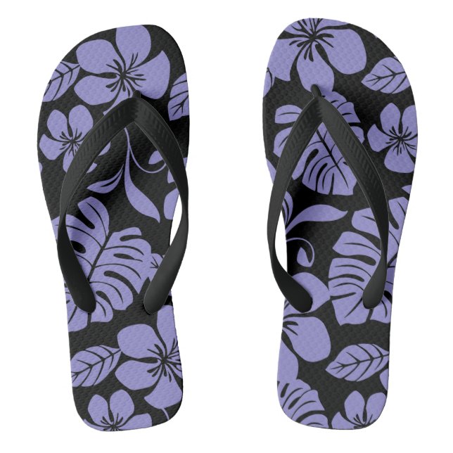 PINK BIKINI (BLACK//LAVENDER) THONGS (Footbed)