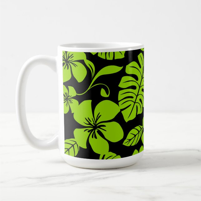 PINK BIKINI (BLACK/LIME) Mug (Left)