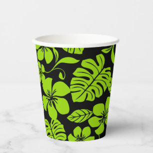 PINK BIKINI (BLACK/LIME) PAPER CUPS