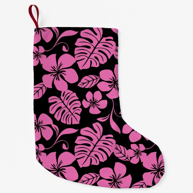 PINK BIKINI (BLACK/PINK) SMALL CHRISTMAS STOCKING (Front)