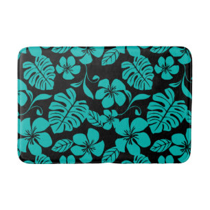 PINK BIKINI (BLACK/TEAL) BATH MAT