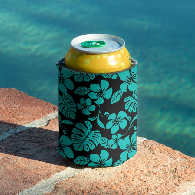 PINK BIKINI (BLACK/TEAL) CAN COOLER (In Situ Pool)