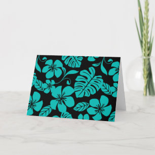 PINK BIKINI (BLACK/TEAL) THANK YOU CARD
