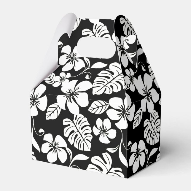 PINK BIKINI (BLACK/WHITE) FAVOUR BOX (Front Side)