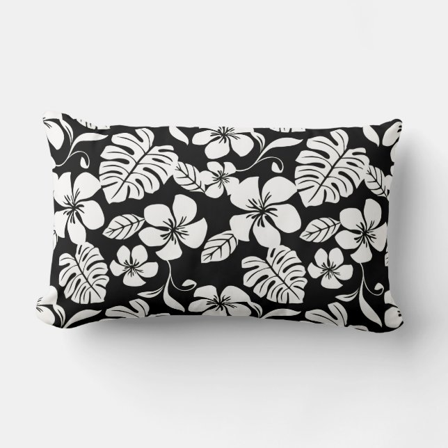 PINK BIKINI (BLACK/WHITE) LUMBAR CUSHION (Front)