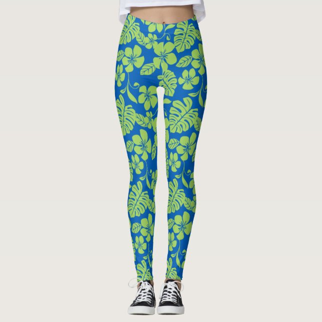 PINK BIKINI (BLUE/GREEN) LEGGINGS (Front)