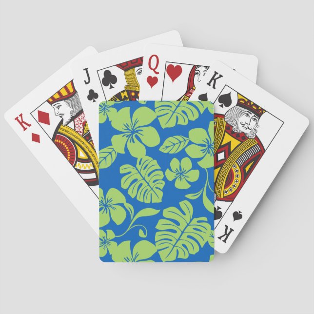 PINK BIKINI (BLUE/GREEN) PLAYING CARDS (Back)