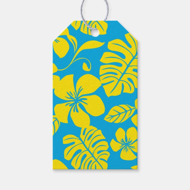 PINK BIKINI (BLUE/YELLOW) GIFT TAGS (Front)