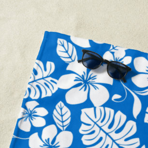 PINK BIKINI (BRIGHT BLUE) BEACH TOWEL