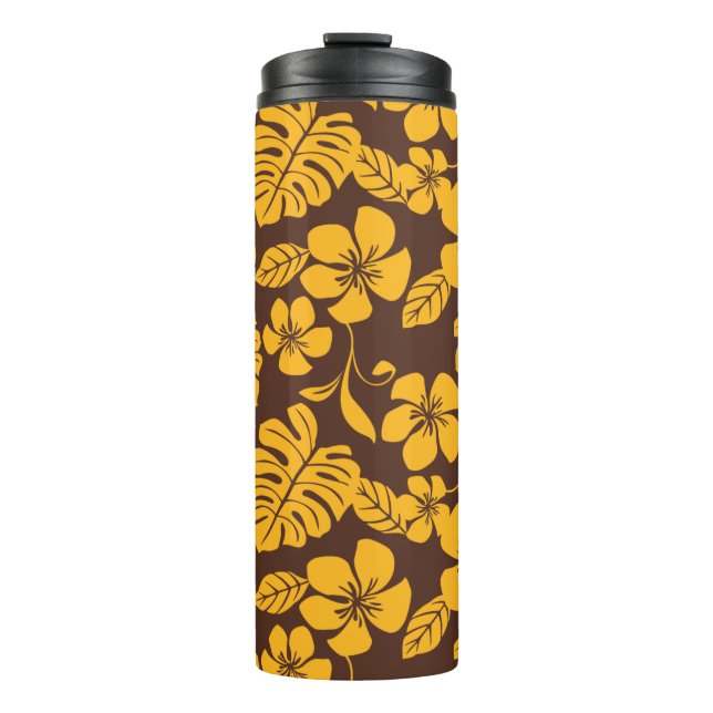 PINK BIKINI (BROWN/GOLD) THERMAL TUMBLER (Front)