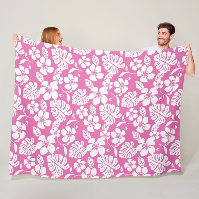 PINK BIKINI (FLAMINGO PINK) Fleece Blanket (In Situ)