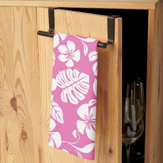 PINK BIKINI (FLAMINGO PINK) TEA TOWEL (Thirds Fold)