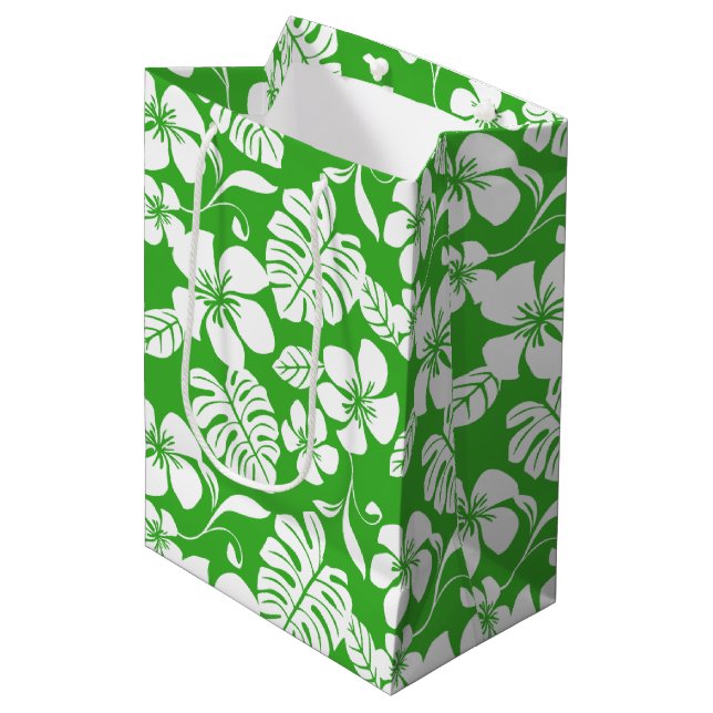 PINK BIKINI (GRASS GREEN) MEDIUM GIFT BAG (Front Angled)