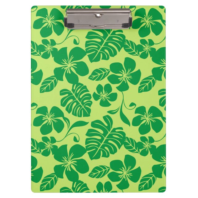 PINK BIKINI (GREEN x 2) Clipboard (Front)