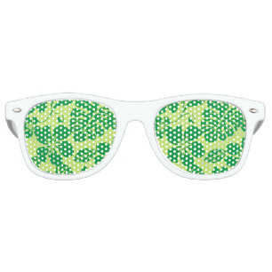 PINK BIKINI (GREEN x 2) Retro Sunglasses