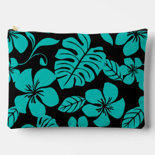 PINK BIKINI PATTERN IN BLACK/TEAL ACCESSORY POUCH