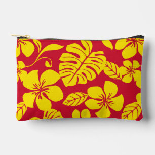 PINK BIKINI PATTERN IN RED/GOLD ACCESSORY POUCH