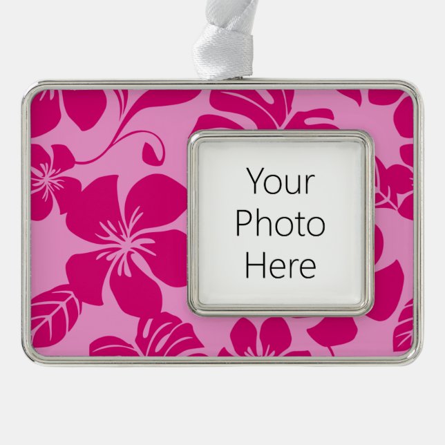 PINK BIKINI (PINK x 2) Silver Plated Framed Ornament (Front)