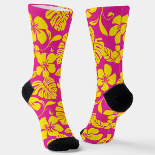 PINK BIKINI (PINK/YELLOW) SOCKS