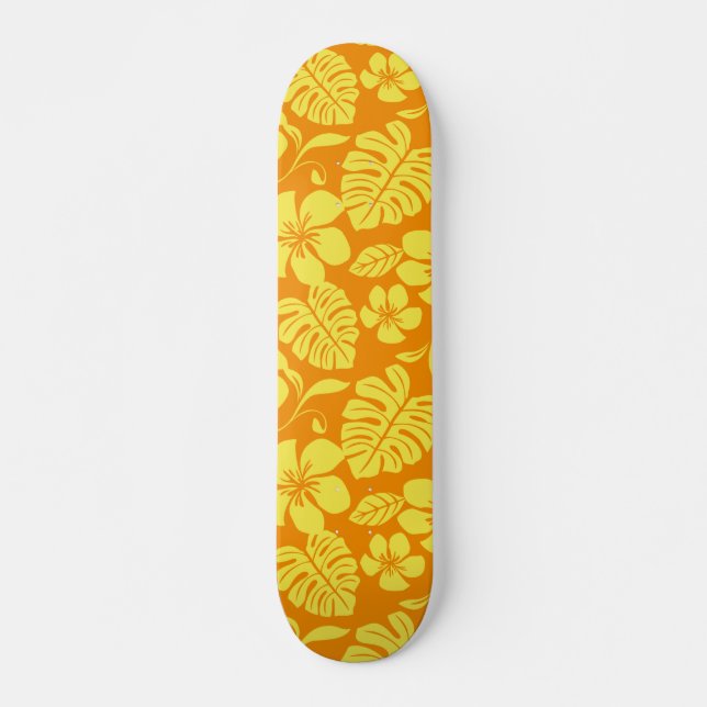 PINK BIKINI (TANGERINE/YELLOW) SKATEBOARD (Front)