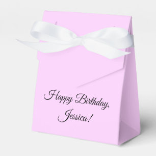 Pink Birthday Favour Box