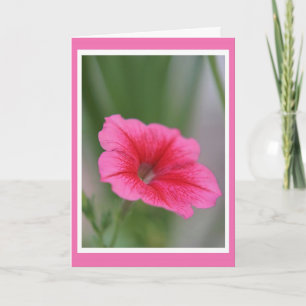 Pink Birthday Flower Card