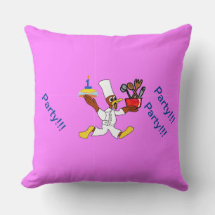 Pink Birthday Party Cushion