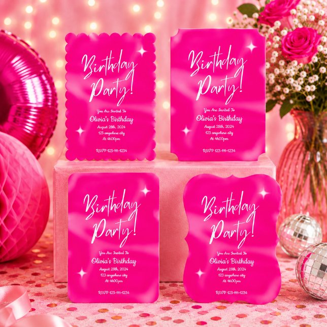 PINK BIRTHDAY PARTY INVITATION (Creator Uploaded)