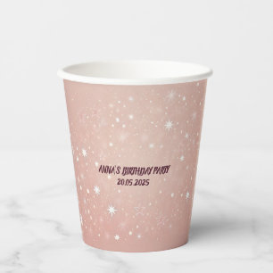 Pink Birthday Party Paper Cups – Elegant & Fun 