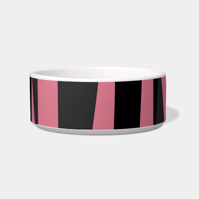 Pink Black and grey Abstract Bowl (Right)