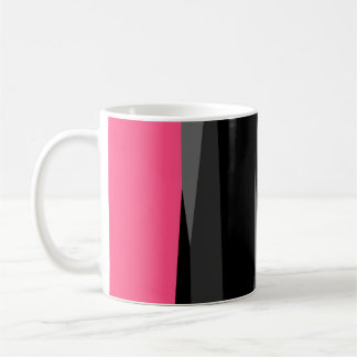 Pink Black and Grey Coffee Mug