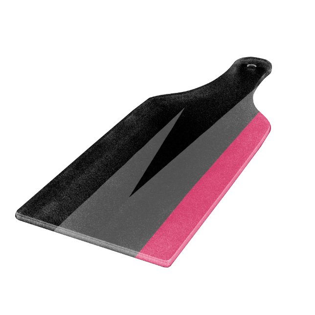 Pink Black and Grey   Cutting Board (Corner)