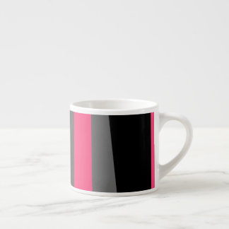 Pink Black and Grey     Espresso Cup