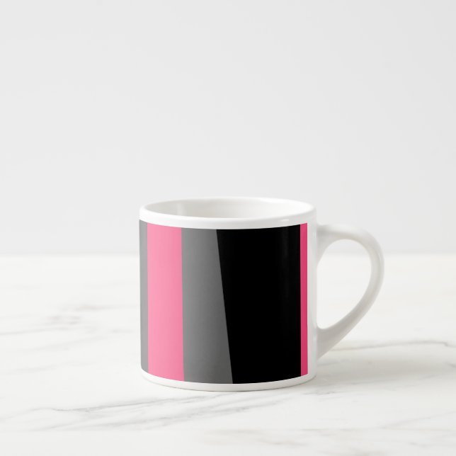Pink Black and Grey     Espresso Cup (Right)