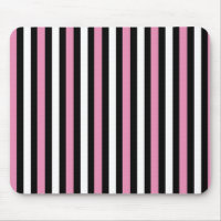Pink, Black and White Stripes